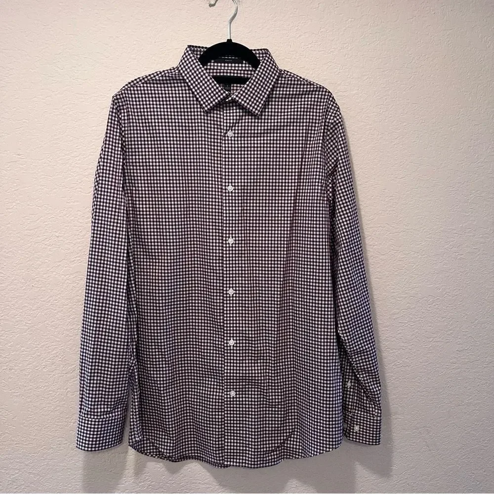 NWOT. Banana Republic Button Down Dress Shirt. Slim Fit. Tall Large.‎